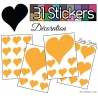 31 Stickers Coeurs  10CM 5CM 3CM - Autocollant décoration