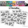 Sticker peau de vache - Autocollant LovStickers.com