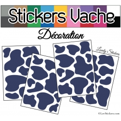 Sticker peau de vache - Autocollant LovStickers.com