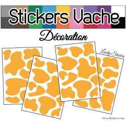 Sticker peau de vache - Autocollant LovStickers.com