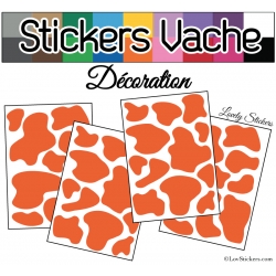 Sticker peau de vache - Autocollant LovStickers.com