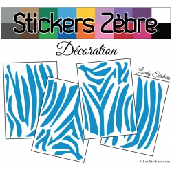 Sticker peau de zèbre - Autocollant LovStickers.com