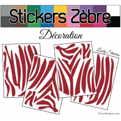 Sticker peau de zèbre - Autocollant LovStickers.com