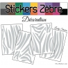 Sticker peau de zèbre - Autocollant LovStickers.com