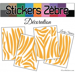 Sticker peau de zèbre - Autocollant LovStickers.com