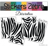 Sticker peau de zèbre - Autocollant LovStickers.com