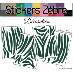 Sticker peau de zèbre - Autocollant LovStickers.com