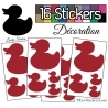 Sticker canard - Autocollant LovStickers.com