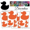 Sticker canard - Autocollant LovStickers.com