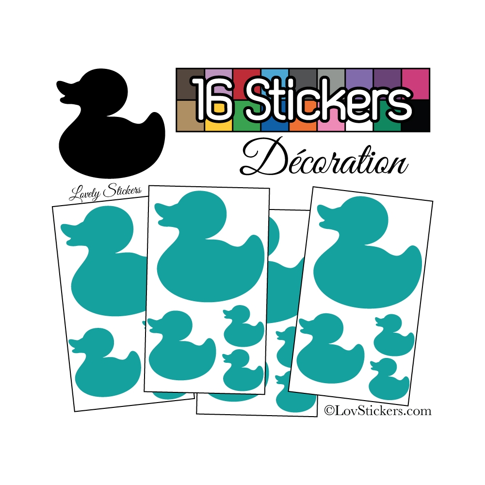 Sticker canard - Autocollant LovStickers.com