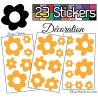 23 Stickers Fleurs Mixte - Autocollant Décoration Intérieur