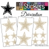 11 Stickers Etoiles Mixte - Autocollant Décoration Intérieur