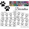 Sticker pattes de chat - Autocollant LovStickers.com