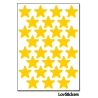 224 Etoiles 1,5cm - Gommette Deco Repositionnable en Vinyle