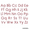 Sticker Alphabet - 2 tailles disponibles - Decoration Murale éducative