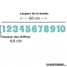 Stickers Chiffres - 10 Numeros Educatif -