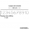 Stickers Chiffres - 10 Numeros Educatif -