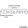 Stickers Chiffres - 10 Numeros Educatif -