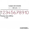 Stickers Chiffres - 10 Numeros Educatif -