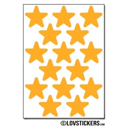 120 Etoiles 2 cm - Gommette Deco Repositionnable en Vinyle