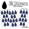 30 Gouttes d'eau Mixte Stickers - Autocollant