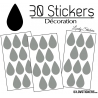 30 Gouttes d'eau Mixte Stickers - Autocollant