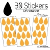 30 Gouttes d'eau Mixte Stickers - Autocollant