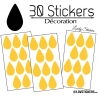 30 Gouttes d'eau Mixte Stickers - Autocollant