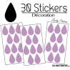 30 Gouttes d'eau Mixte Stickers - Autocollant