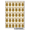 240 lapins de 1 cm - Gommette Deco - Repositionnable