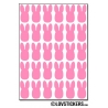 240 lapins de 1 cm - Gommette Deco - Repositionnable