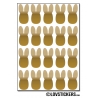 240 lapins de 1 cm - Gommette Deco - Repositionnable