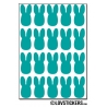240 lapins de 1 cm - Gommette Deco - Repositionnable