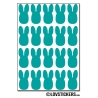 240 lapins de 1 cm - Gommette Deco - Repositionnable