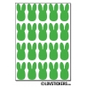 240 lapins de 1 cm - Gommette Deco - Repositionnable