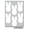 48 lapins de 2 cm - Gommette Deco - Repositionnable