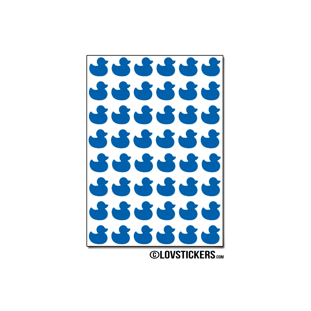 384 canards de 1 cm - Gommette Deco - Repositionnable