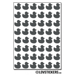 384 canards de 1 cm - Gommette Deco - Repositionnable