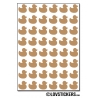 384 canards de 1 cm - Gommette Deco - Repositionnable