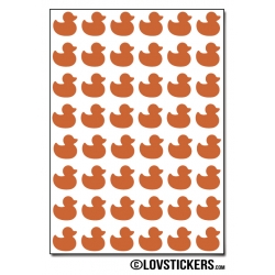 384 canards de 1 cm - Gommette Deco - Repositionnable