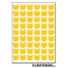 432 chats 1 cm - Gommette Deco - Repositionnable
