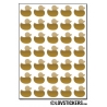 280 canards de 1,2 cm - Gommette Deco - Repositionnable