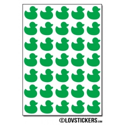 280 canards de 1,2 cm - Gommette Deco - Repositionnable