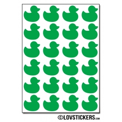 192 canards de 1,5 cm - Gommette Deco - Repositionnable
