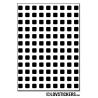 864 Carrés 0,5cm - Gommette Deco - Repositionnable