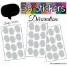 36 Stickers Bulles - Autocollant Décoration Intérieur