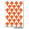200 Flèches 1,5 cm - Gommette Deco - Repositionnable