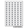 576 Flèches 1 cm - Gommette Deco - Repositionnable