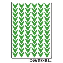 576 Flèches 1 cm - Gommette Deco - Repositionnable