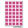 384 Croix 1 cm - Gommette Deco - Repositionnable